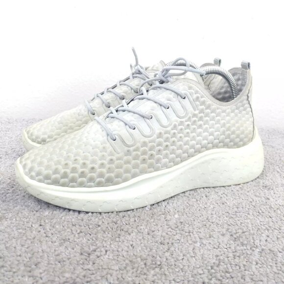 Ecco Shoes - Ecco Therap Womens 39 EU Shoes Concrete Gray Lace Up Comfort Sneakers Low Top